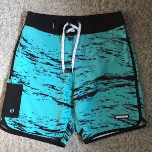 Gongshow swim trunks NWOT